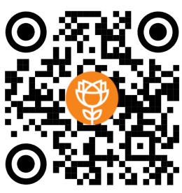 QR-код для скачивания приложения Городской Базы Цветов