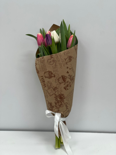 7 тюльпанов (5 букетов)