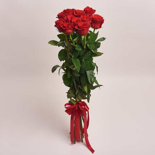 11 красных роз (100 см)