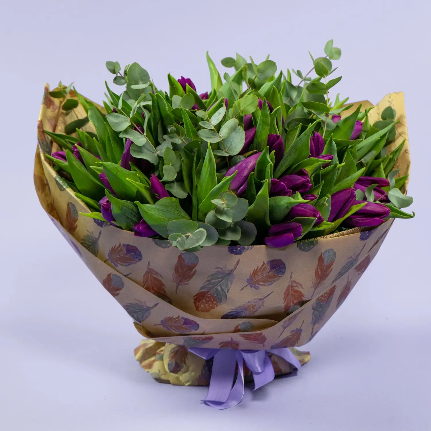 Букет из 49 тюльпанов