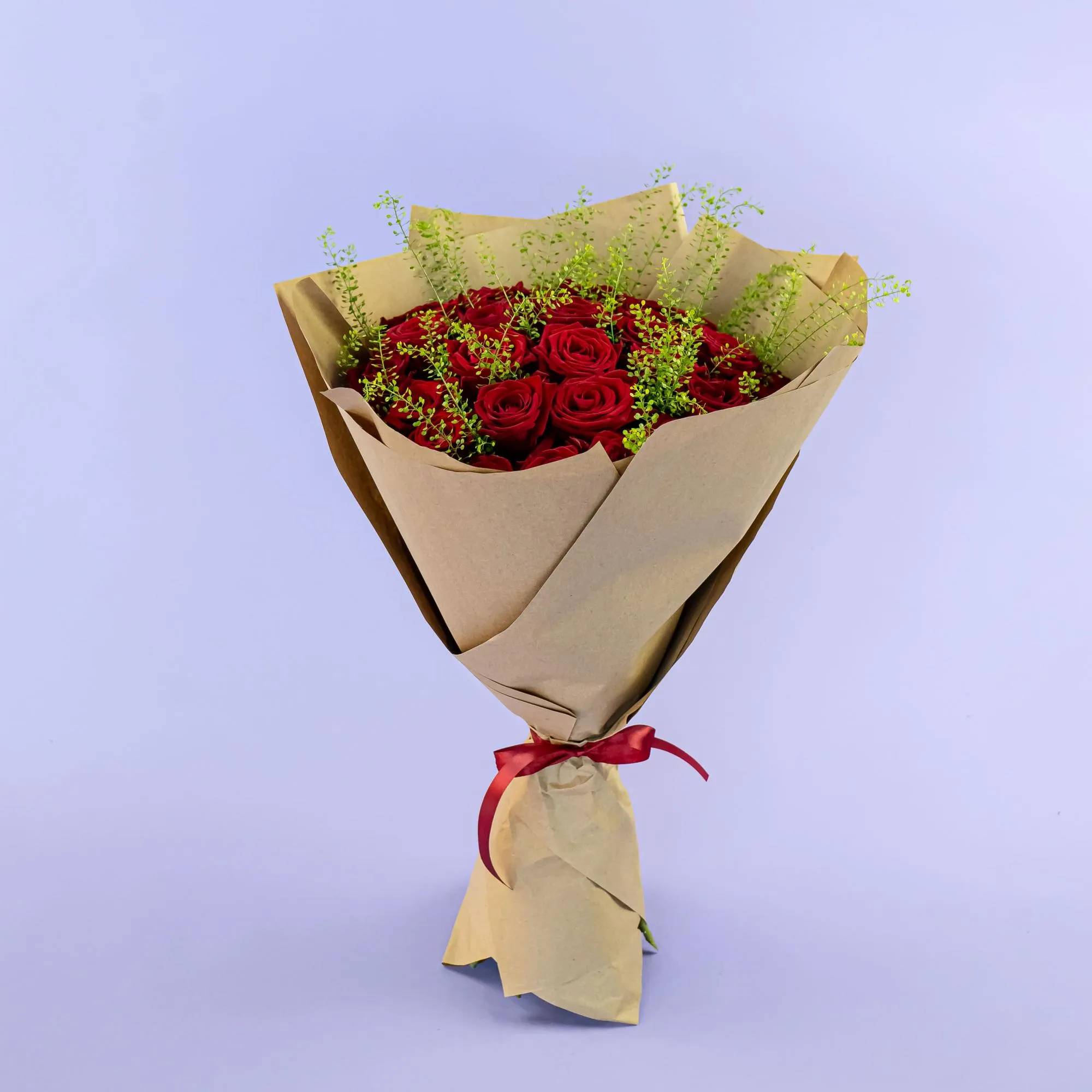 Букет из 35 бордовых роз