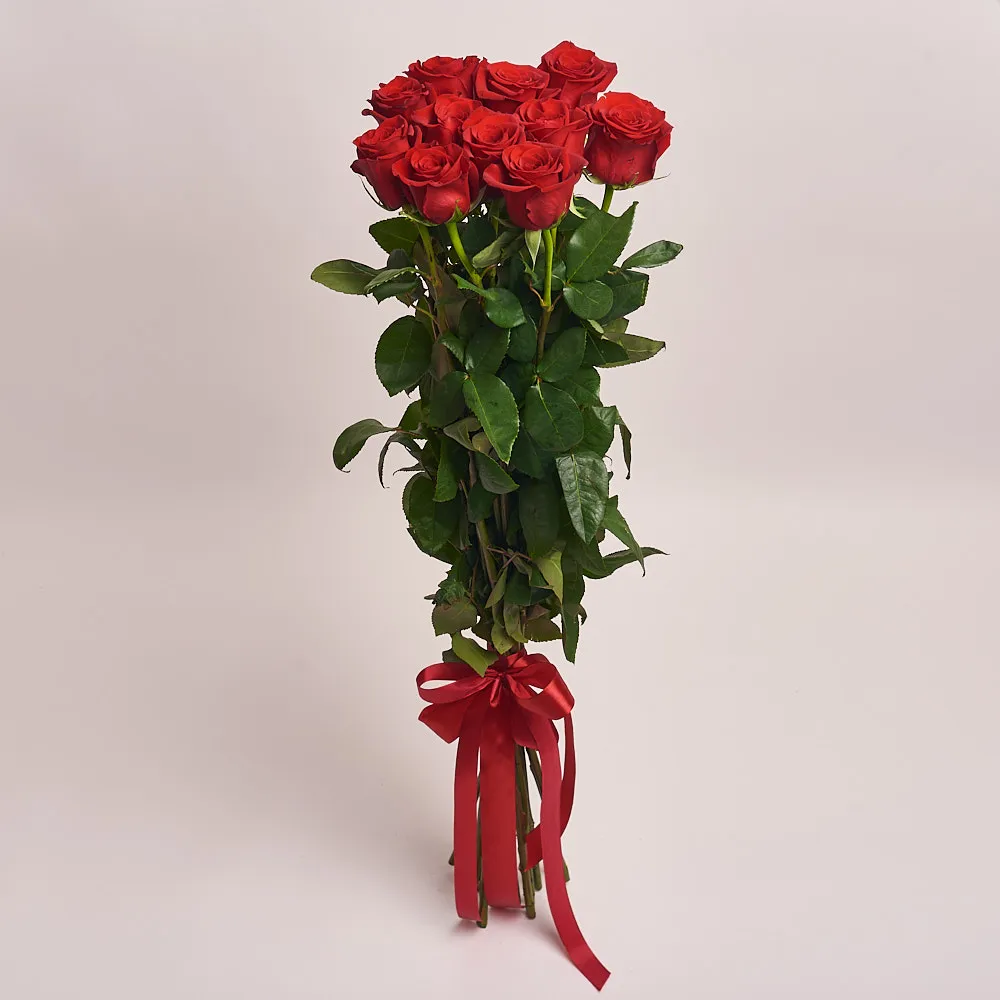 33 красных роз (60 см)