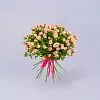 19 нежно-розовых кустовых роз