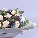 Букет из нежных розовых роз