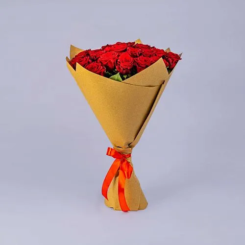 33 красных роз (50 см)