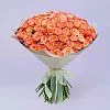 85 оранжевых роз (50 см)