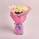 Букет из 25 белых роз (60 см)