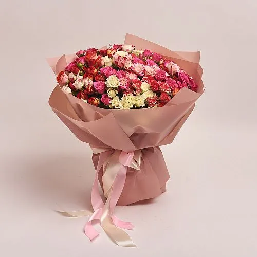 Букет из 29 роз микс (50 см)