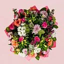 Букет из хризантем микс и роз