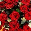 Букет из 25 красных роз (60 см)
