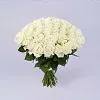 73 белые розы (50 см)