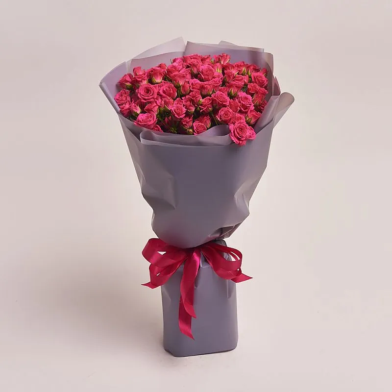 21 малиновая роза (60 см)