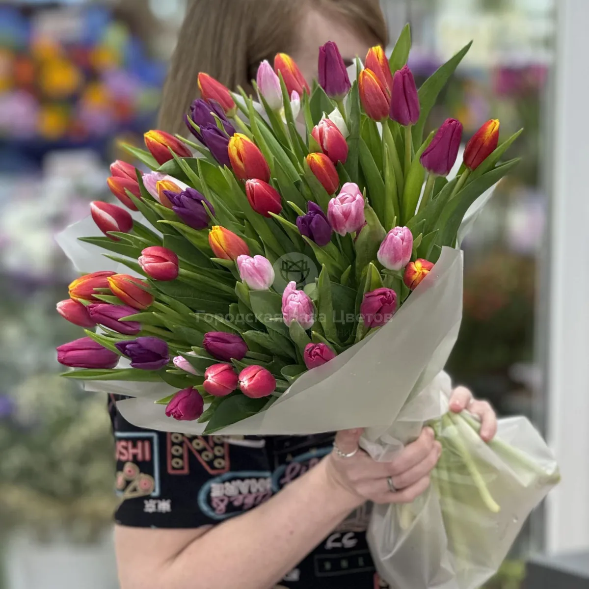 45 тюльпанов микс фото №1 45 тюльпанов микс