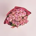 15 нежных розовых роз (50 см)
