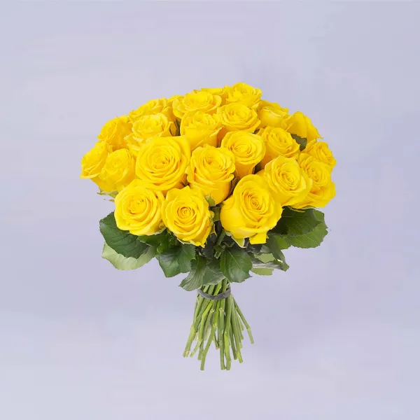 43 желтые розы (35 см)