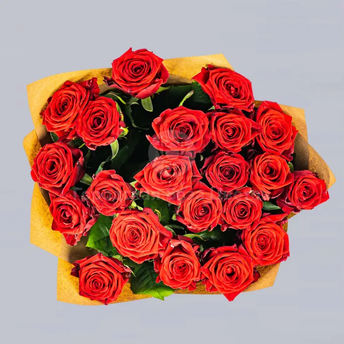 45 красных роз (50 см)