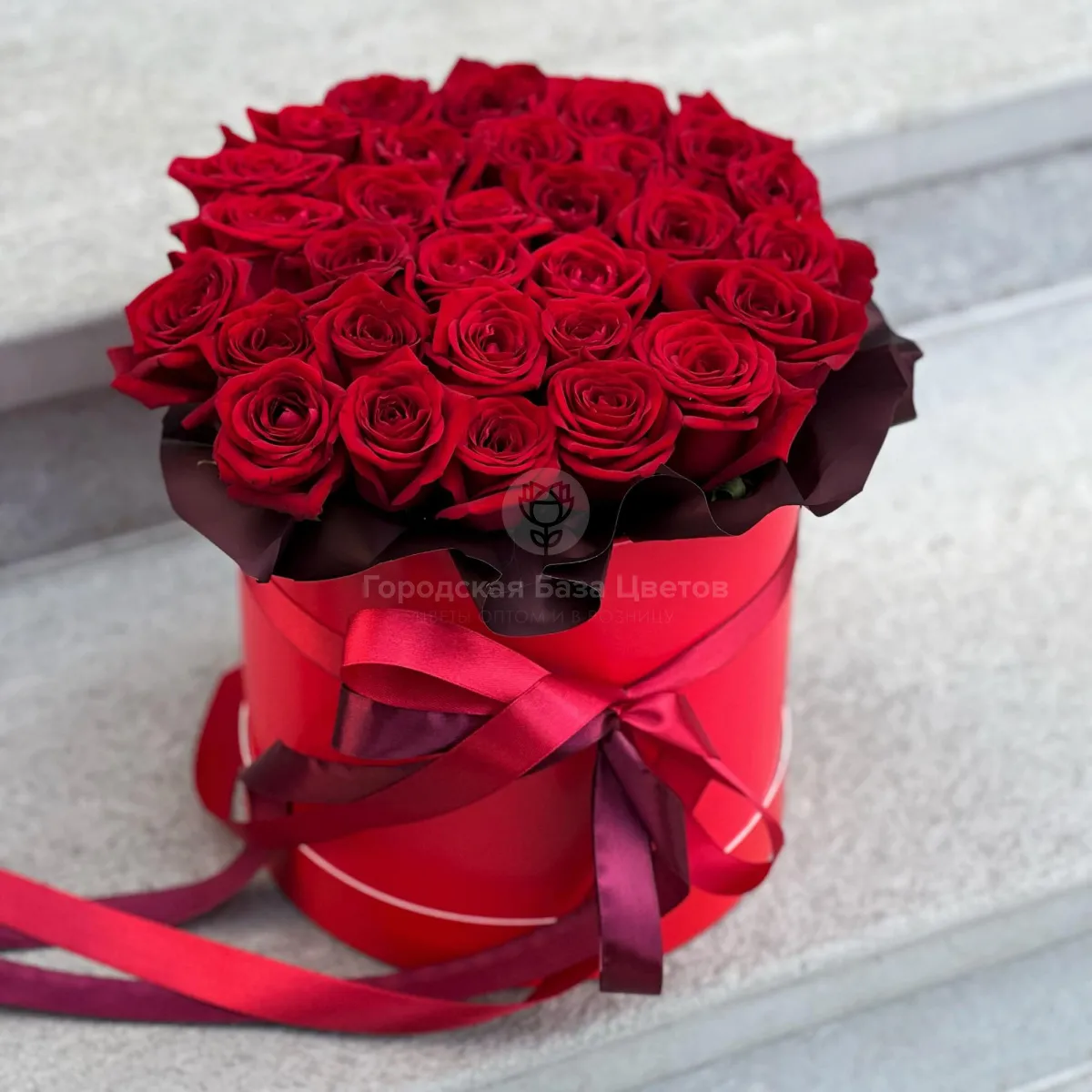 45 красных роз (40 см)