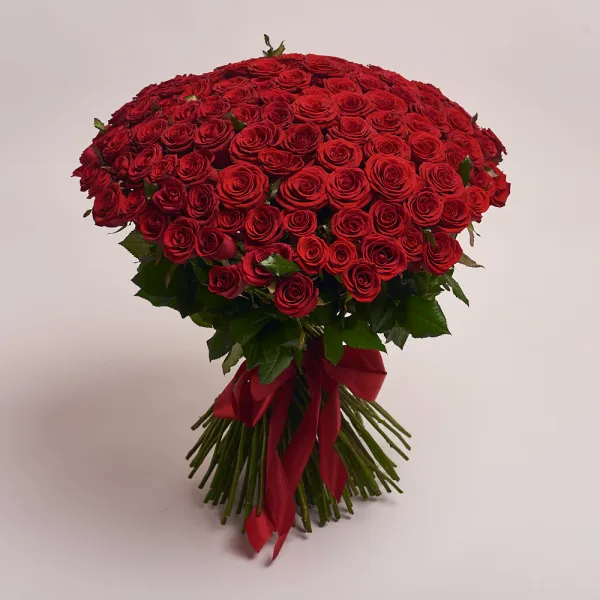 201 красная роза (70 см)