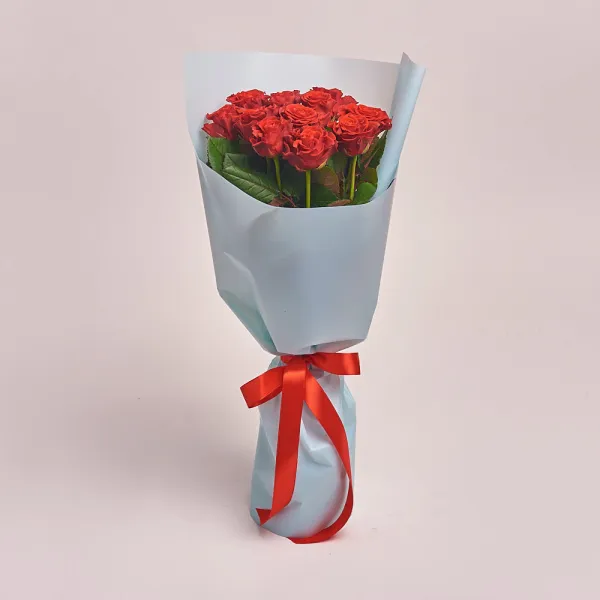 Букет из 11 красных роз (50 см)